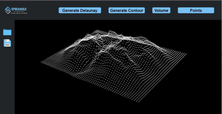Delaunay Triangulation visualization window